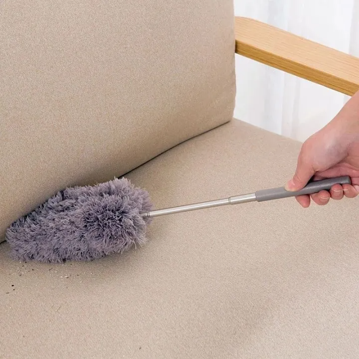 Telescopic Electrostatic Feather Duster – Extendable Dust Cleaning Tool for Ceilings & Hard-to-Reach Areas