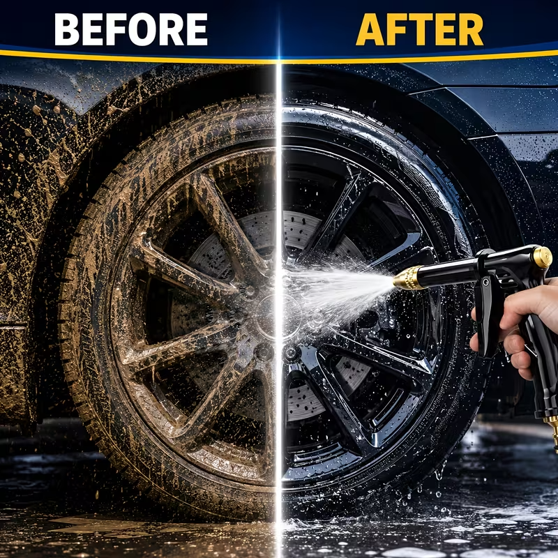 High-Pressure Water Spray Gun – Multi-Purpose Garden Watering & Car Wash Nozzle