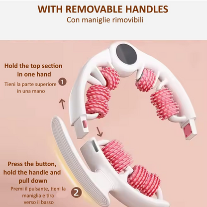 360° Multifunction Leg Shaping Roller – Ring-Shaped Muscle Massage & Relaxation Device