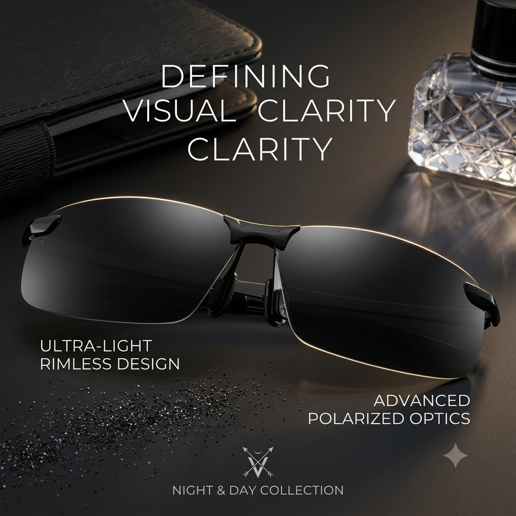 Polarized Half-Frame Sports Sunglasses – UV400 Outdoor Fishing &amp; Driving Eyewear Unisex