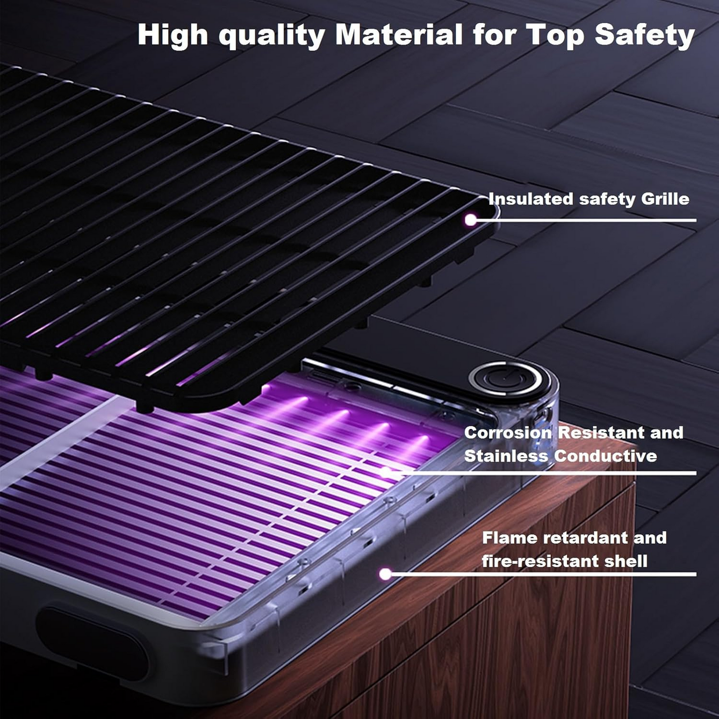 2-in-1 Rechargeable Mosquito Killer Lamp – Desktop & Hanging Bug Zapper