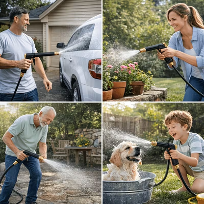 High-Pressure Water Spray Gun – Multi-Purpose Garden Watering & Car Wash Nozzle
