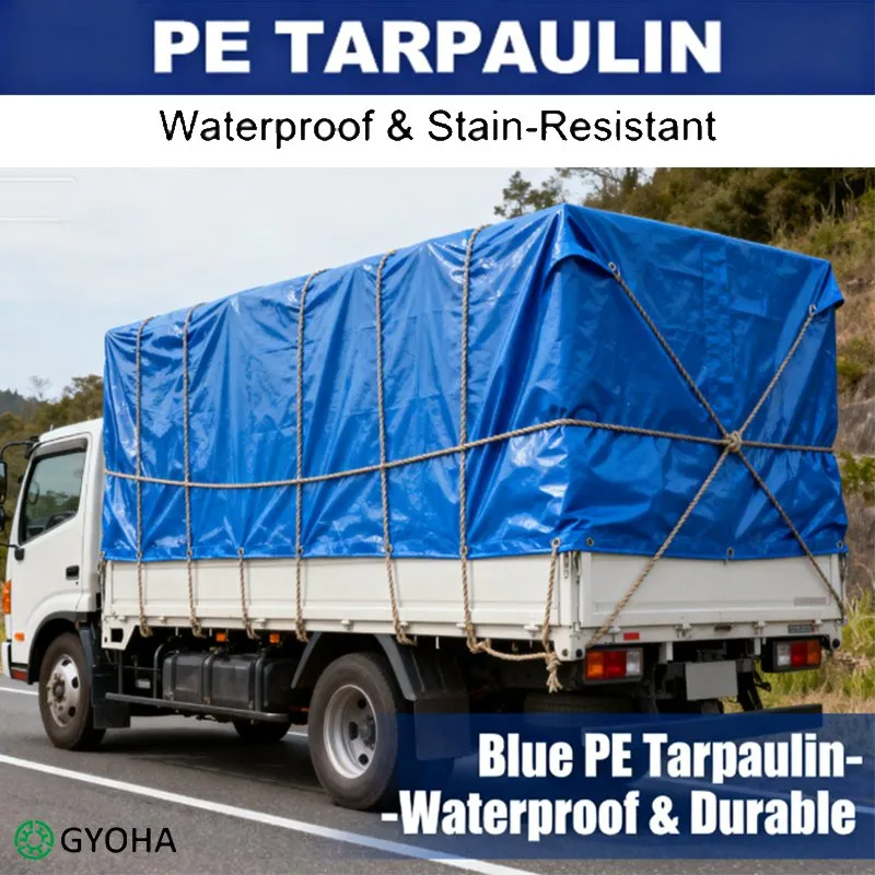 Heavy-Duty 950 GSM PVC Coated Tarpaulin Roll – Waterproof Cover for Trucks, Trailers & Industrial Use
