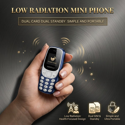 LBSTAR B10 Mini Pocket Phone – Ultra-Compact Dual SIM Mobile with Bluetooth & Physical Keyboard